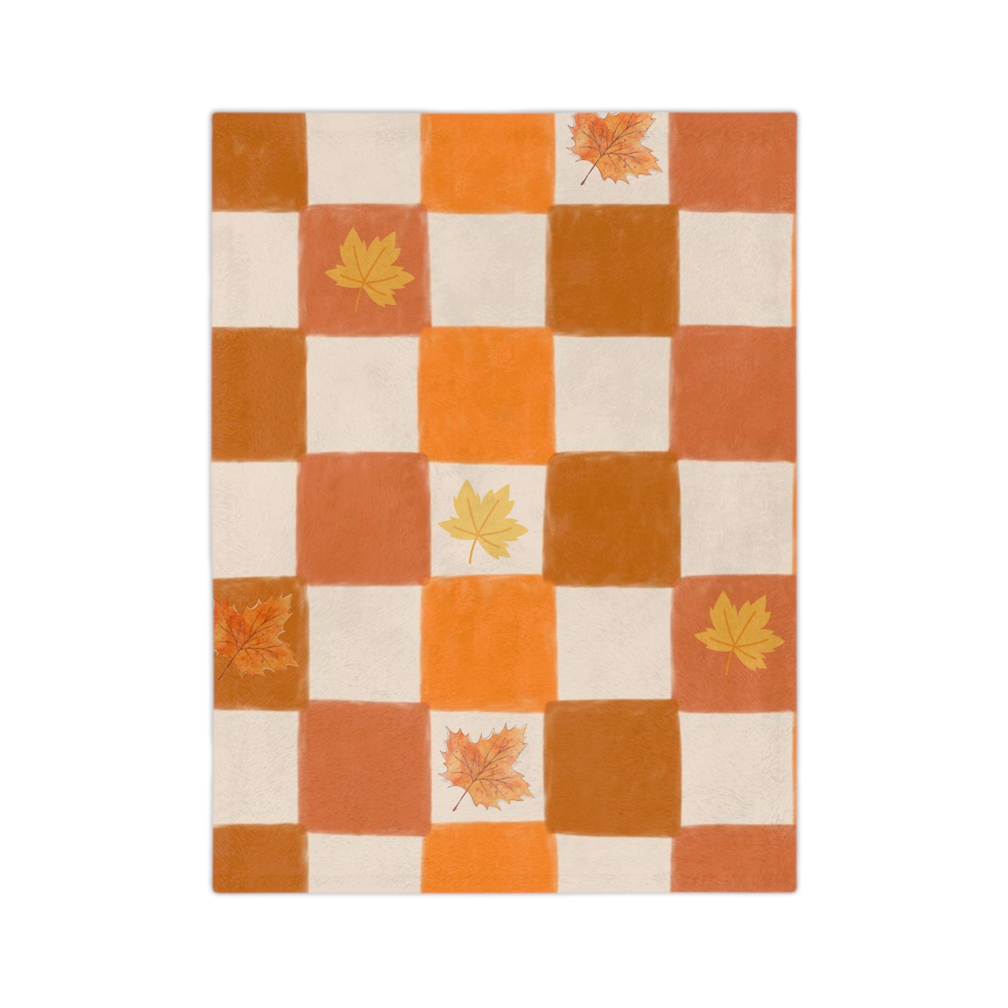 Cozy Autumn Blanket, Fall Decor Throw, Harvest Season Microfiber, Plush Blanket for Living Room, Thanksgiving Gift