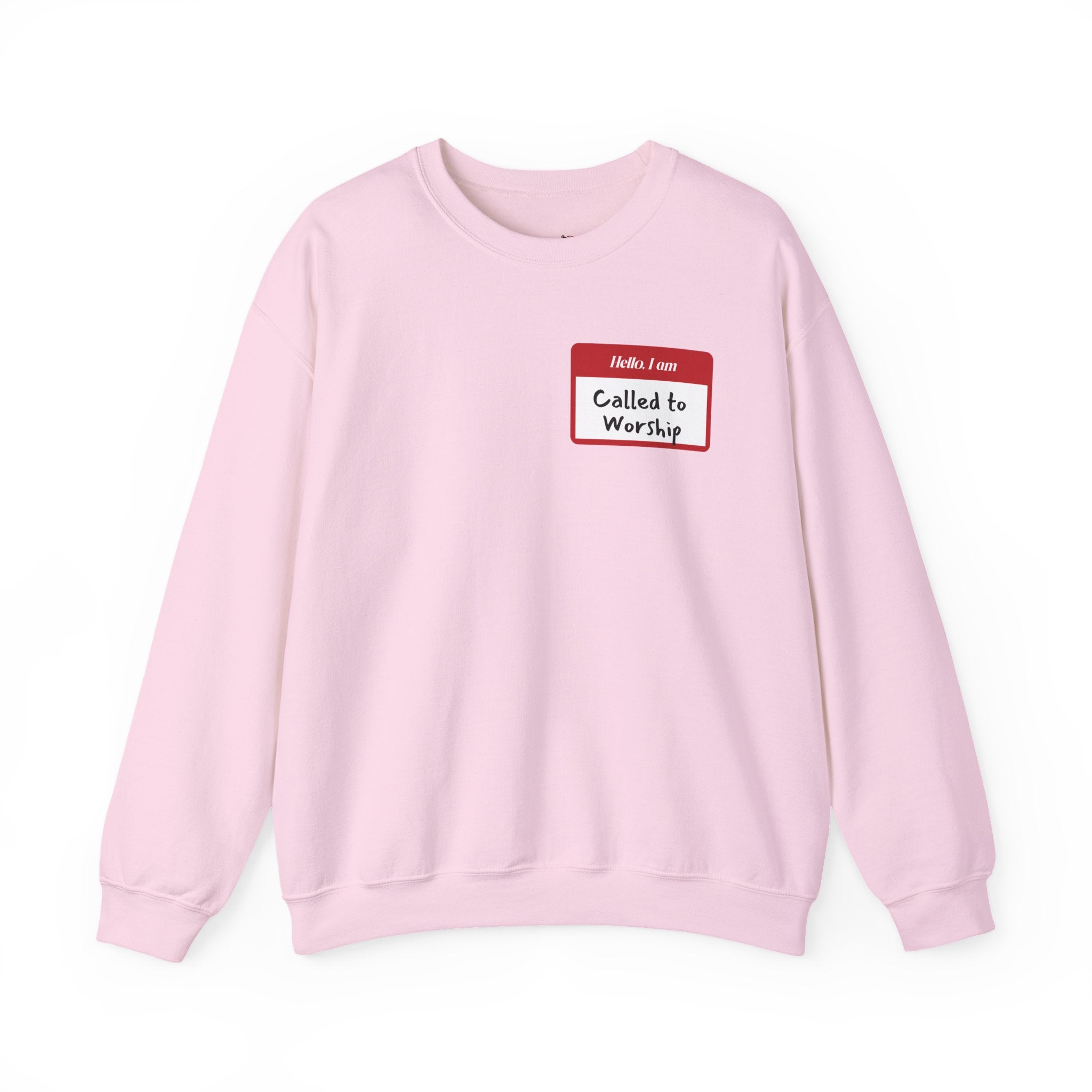 Called to Worship Crewneck Sweatshirt - Comfortable Unisex Apparel, Perfect for Worship, Gifts, Bible Study, Everyday Wear
