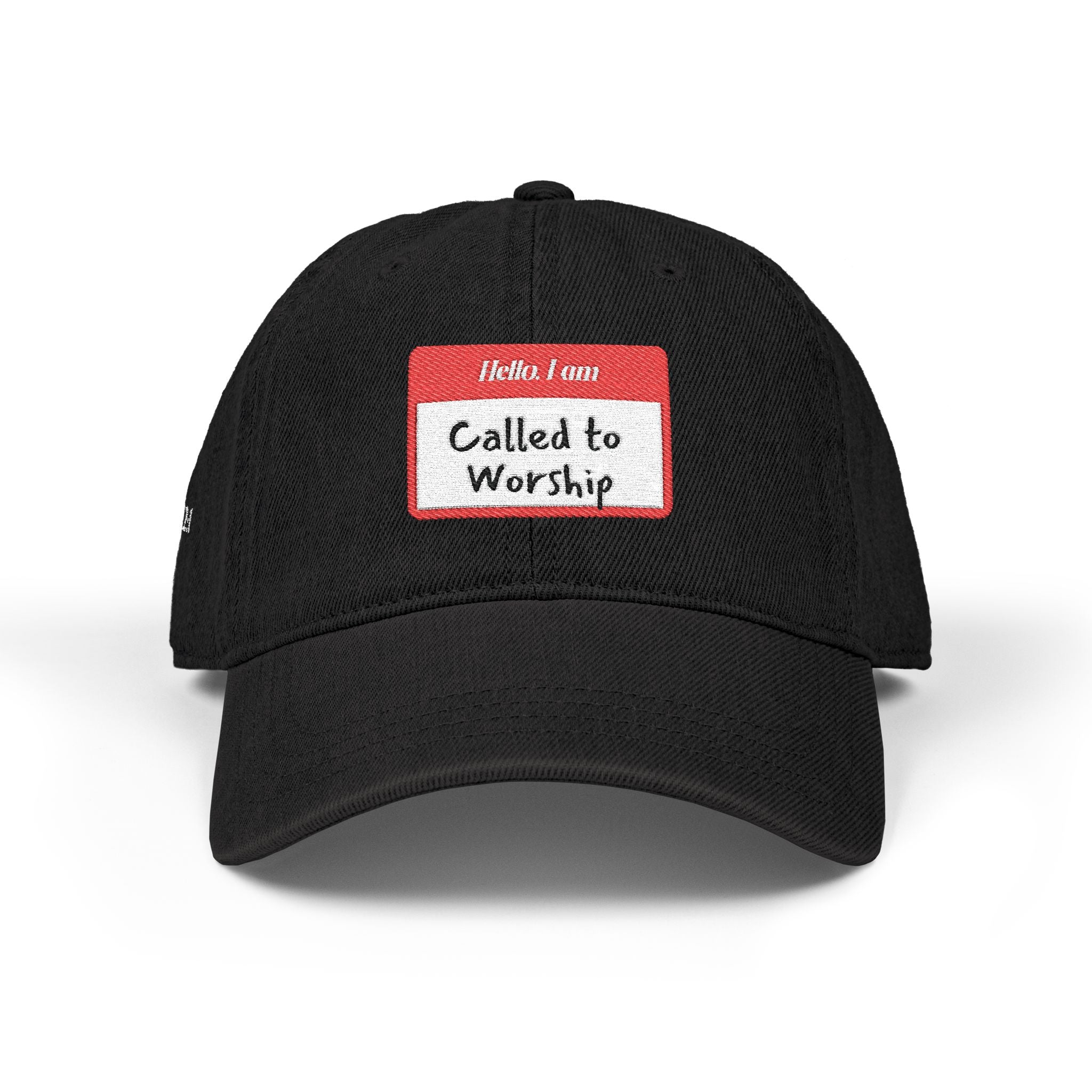 Called to Worship Embroidered Denim Hat, Faith Hat, Religious Gift, Christian Apparel, Church Accessory, Casual Style