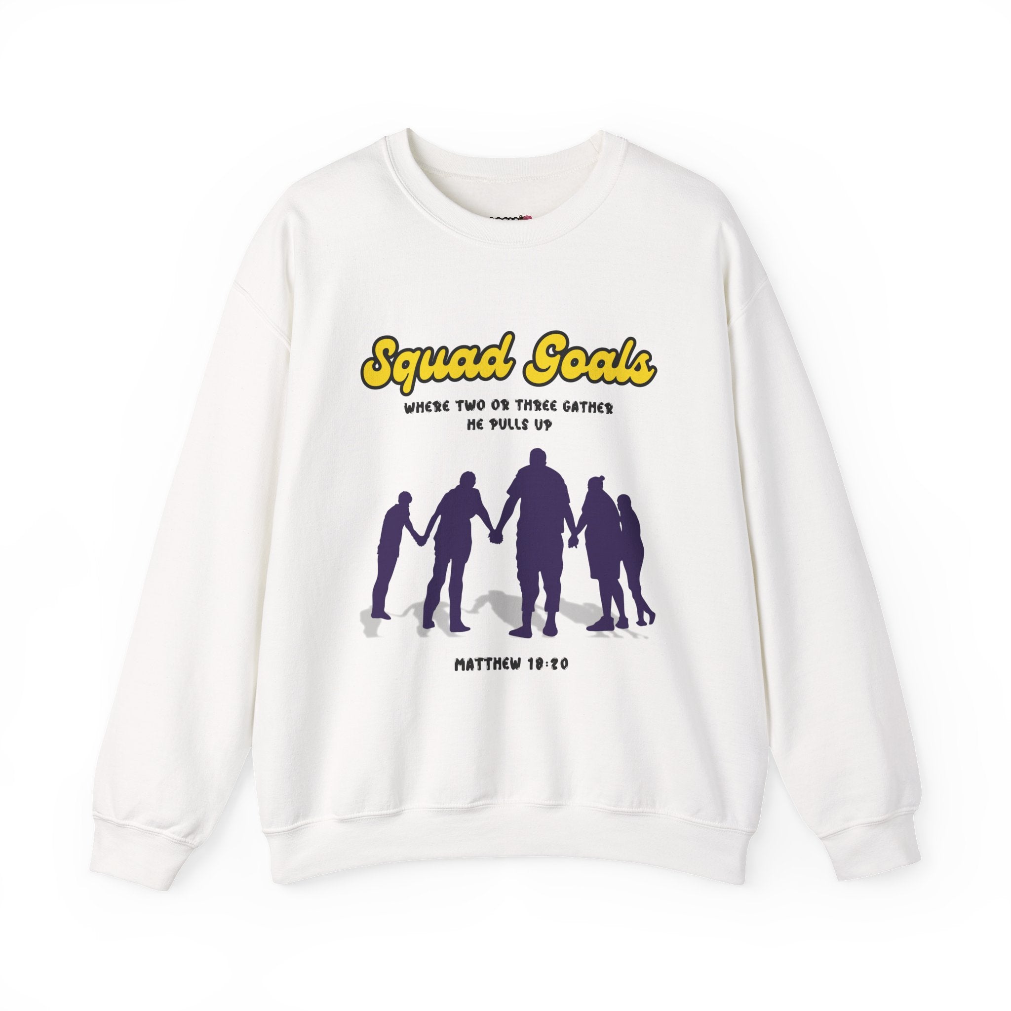 Squad Goals Crewneck Sweatshirt - Cozy Unisex Apparel, Perfect Gift, Group Hangouts, Motivational Wear, Casual Style