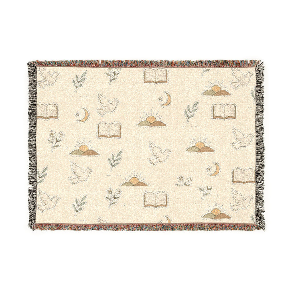 Cozy Woven Blanket for Home Decor, Perfect Gift for Housewarming, Picnic, Couch Throw, Boho Style, Soft Decorative Throw