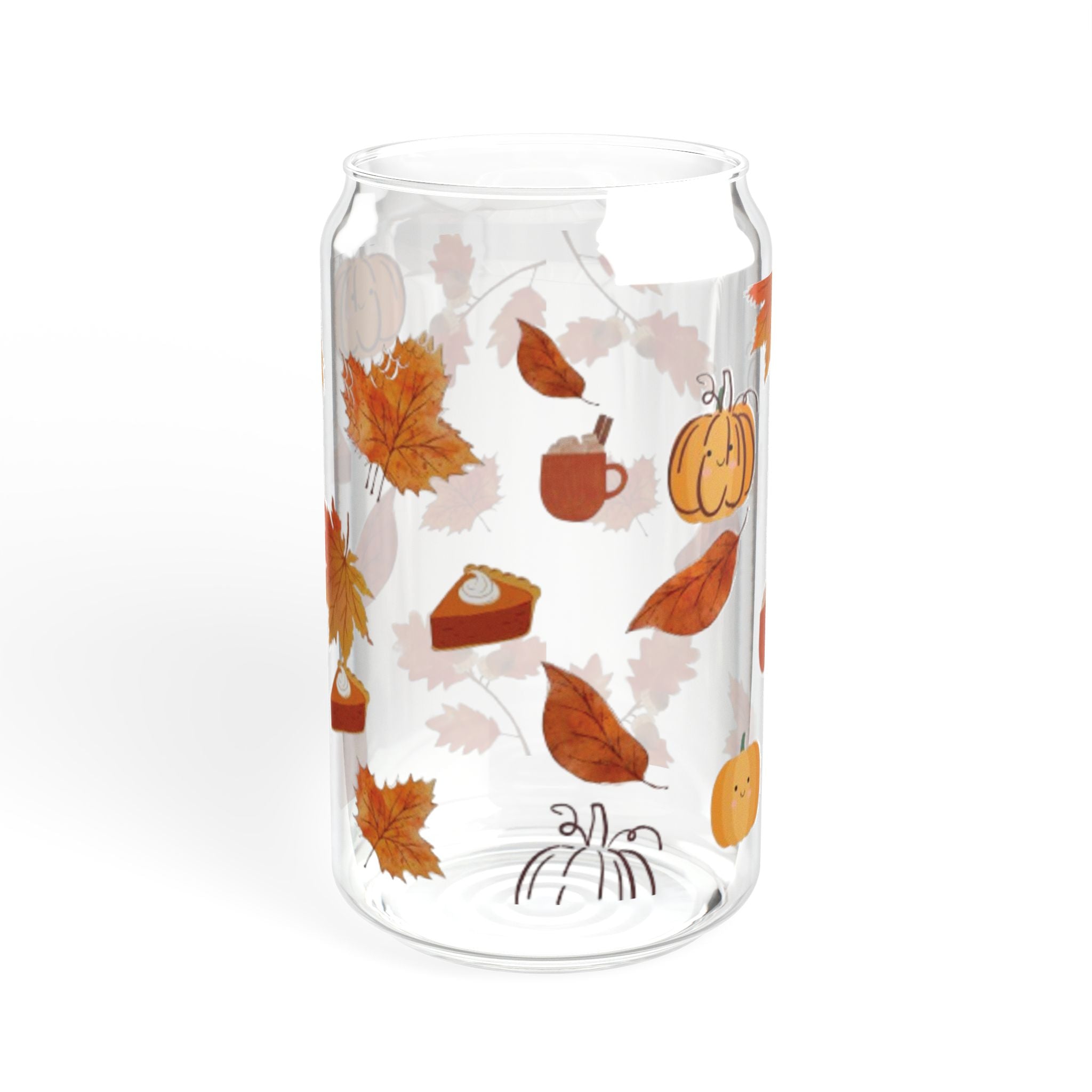 Autumn Themed Sipper Glass, 16oz | Fall Decor | Seasonal Drinkware | Perfect for Cozy Drinks | Thanksgiving Gift Idea | Eco-Friendly [...]
