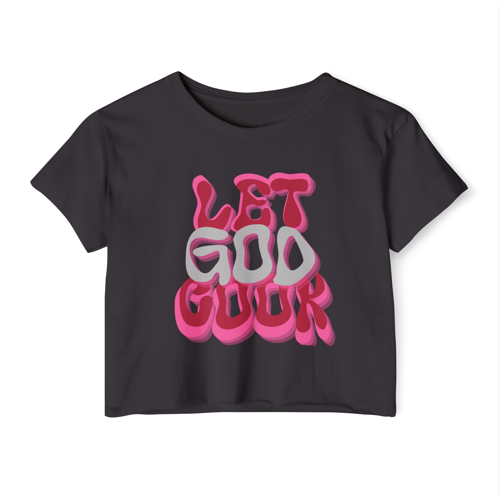 'Let God Cook' Women's Crop Top