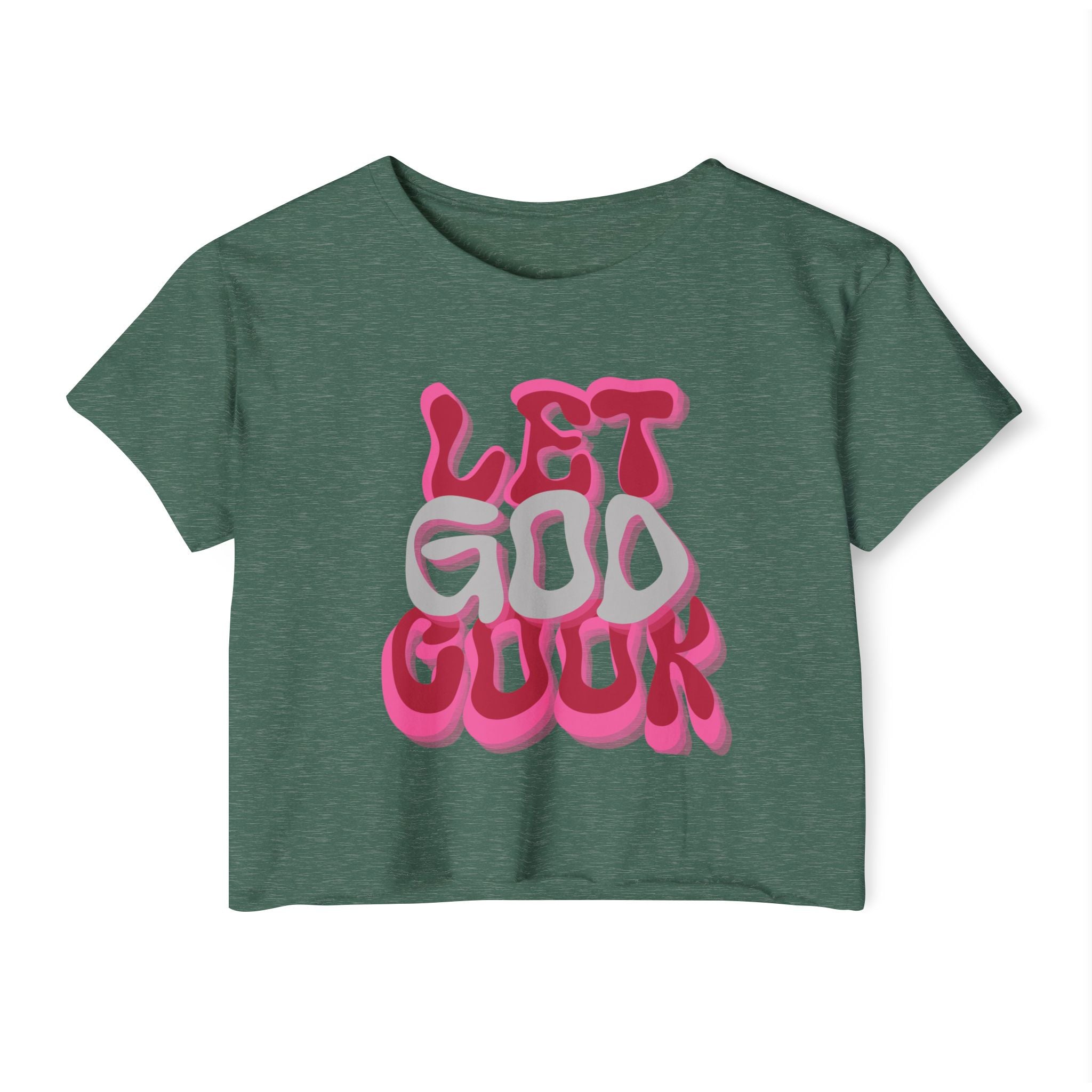 'Let God Cook' Women's Crop Top