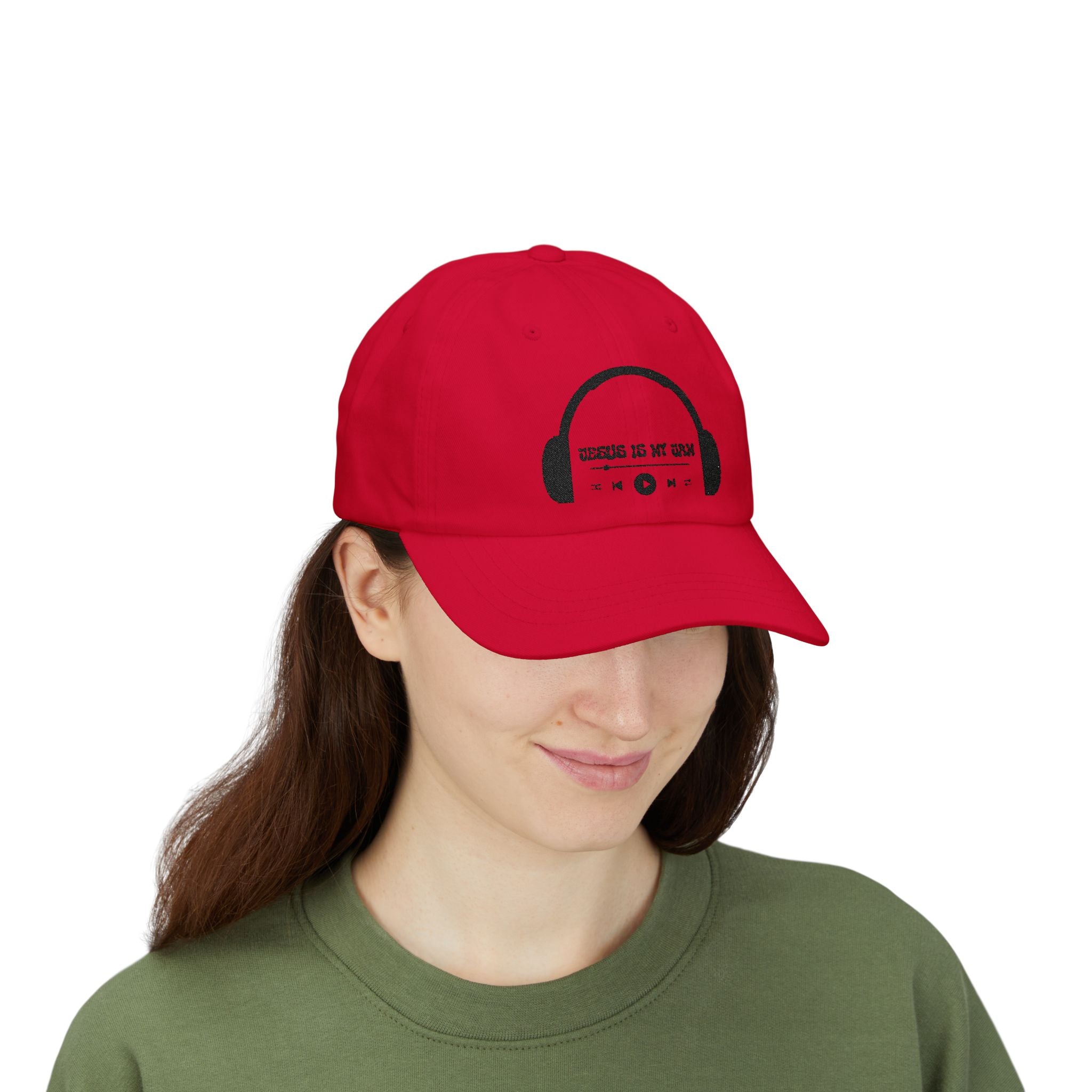 Jesus is My Jam Classic Dad Cap - Casual Cap for Music Lovers, Trendy White Hat for Everyday Wear, Father's Day Gift, Summer [...]