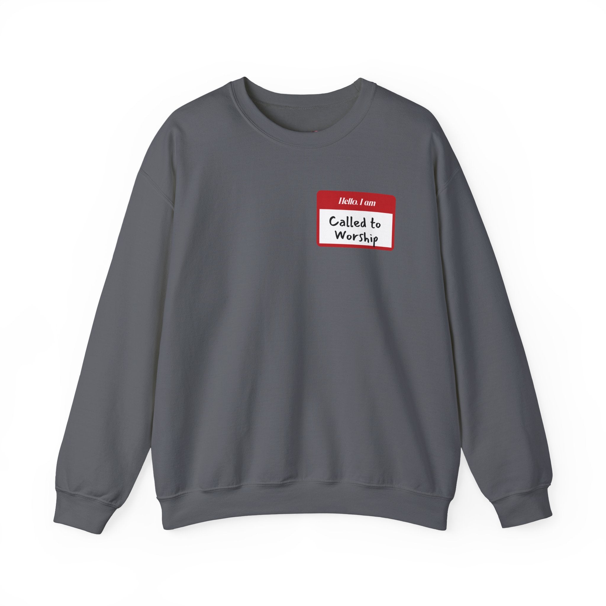 Called to Worship Crewneck Sweatshirt - Comfortable Unisex Apparel, Perfect for Worship, Gifts, Bible Study, Everyday Wear
