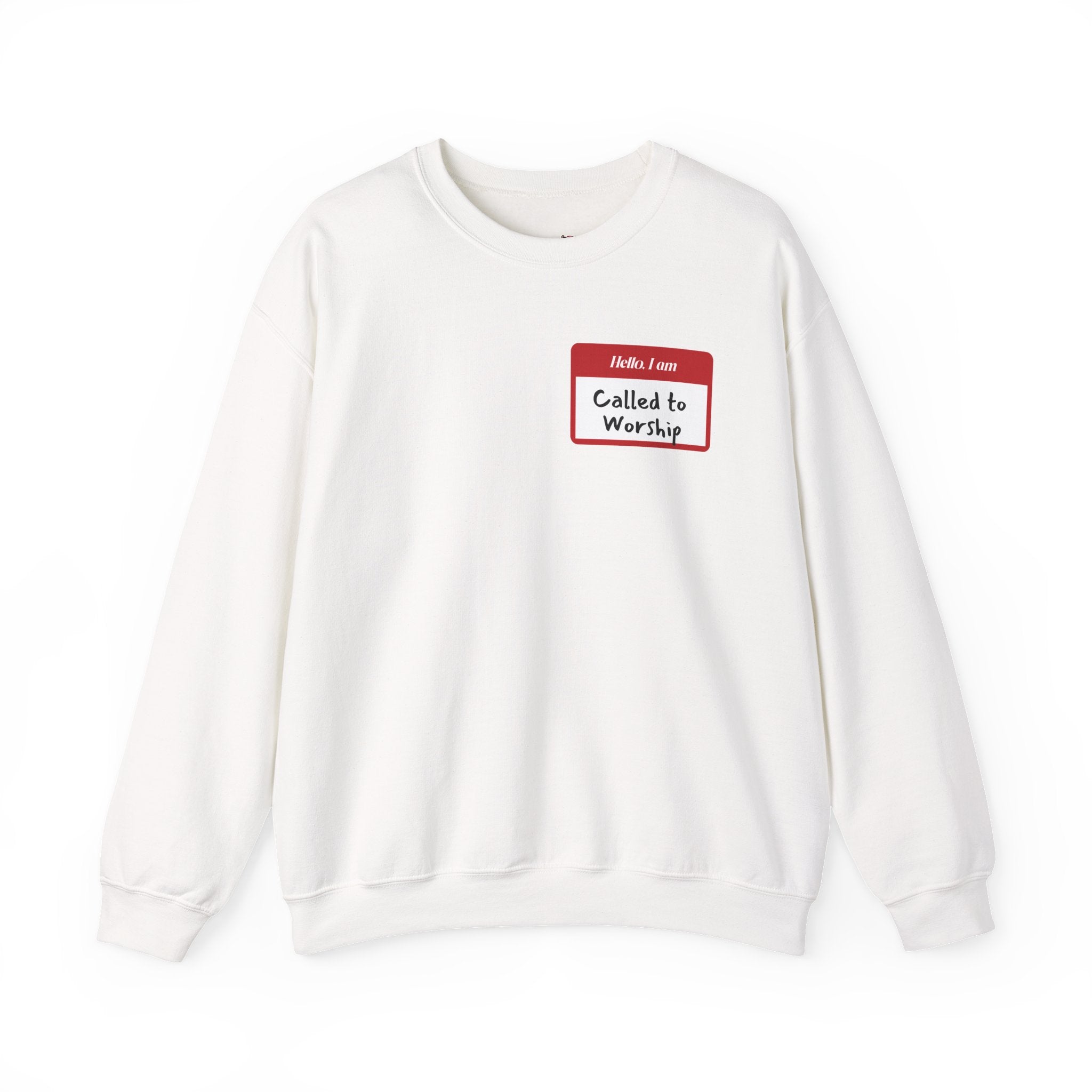 Called to Worship Crewneck Sweatshirt - Comfortable Unisex Apparel, Perfect for Worship, Gifts, Bible Study, Everyday Wear