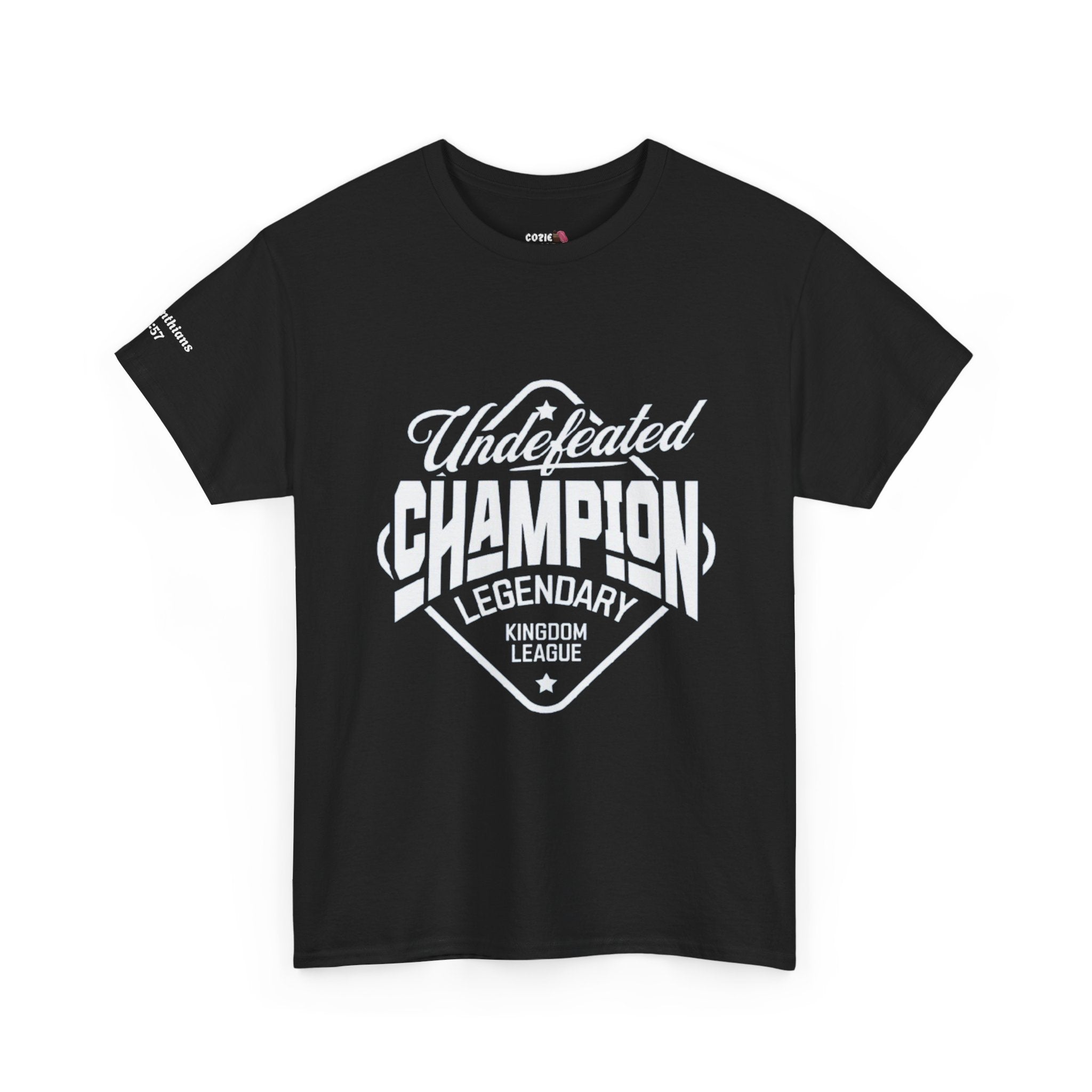 Undefeated Champion Unisex Heavy Cotton- Casual Streetwear, Gift Idea for Sports Lovers, Everyday Wear, Trendy Fashion