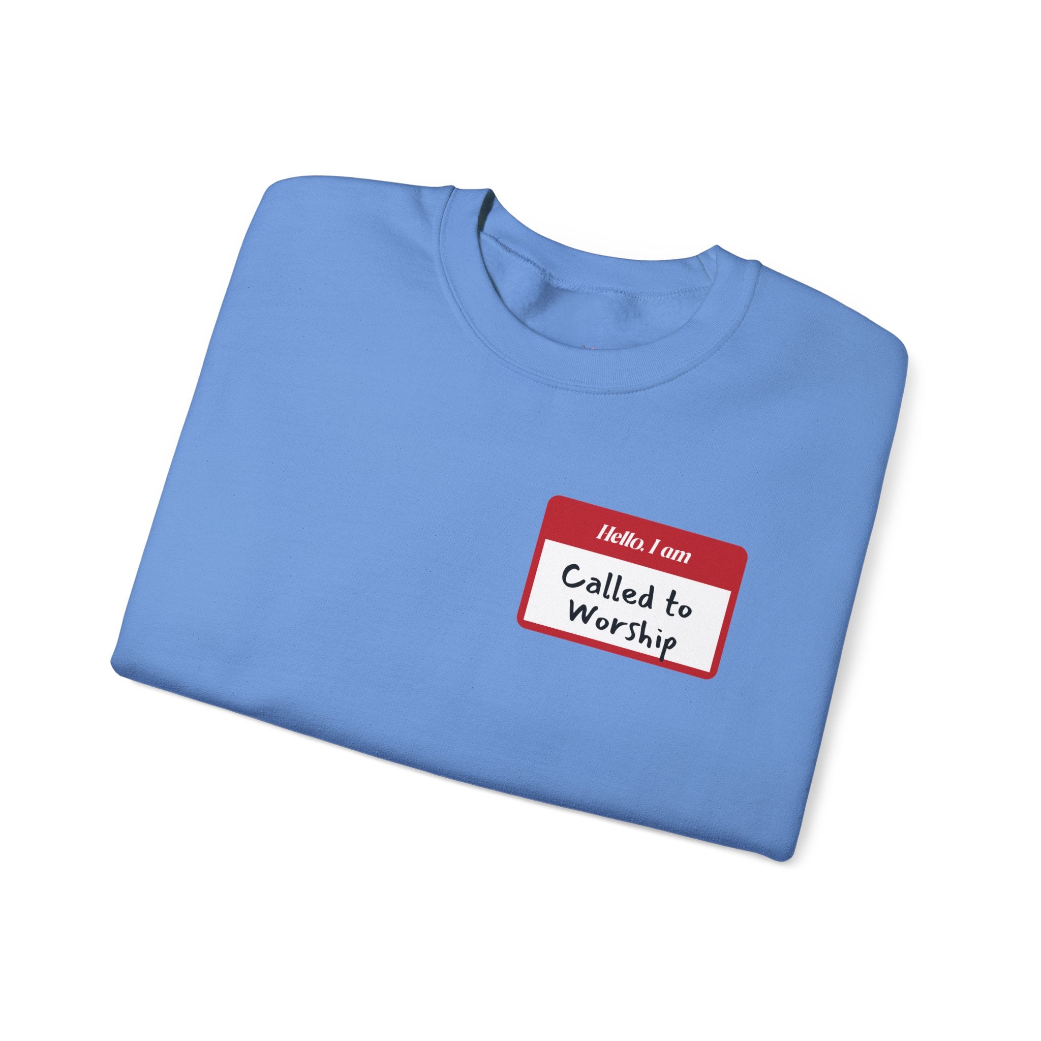 Called to Worship Crewneck Sweatshirt - Comfortable Unisex Apparel, Perfect for Worship, Gifts, Bible Study, Everyday Wear