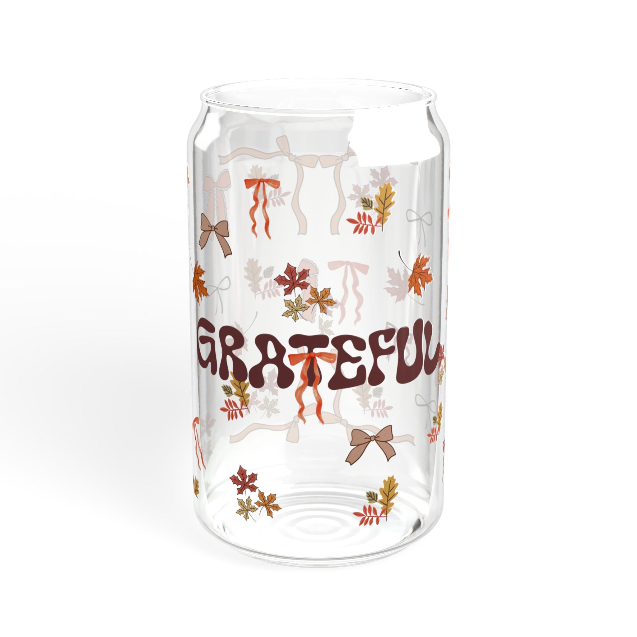 Grateful Sipper Glass, 16oz | Floral Drinkware, Eco-Friendly Beverage Container, Cute Kitchen Gift, Summer Party Accessory, [...]