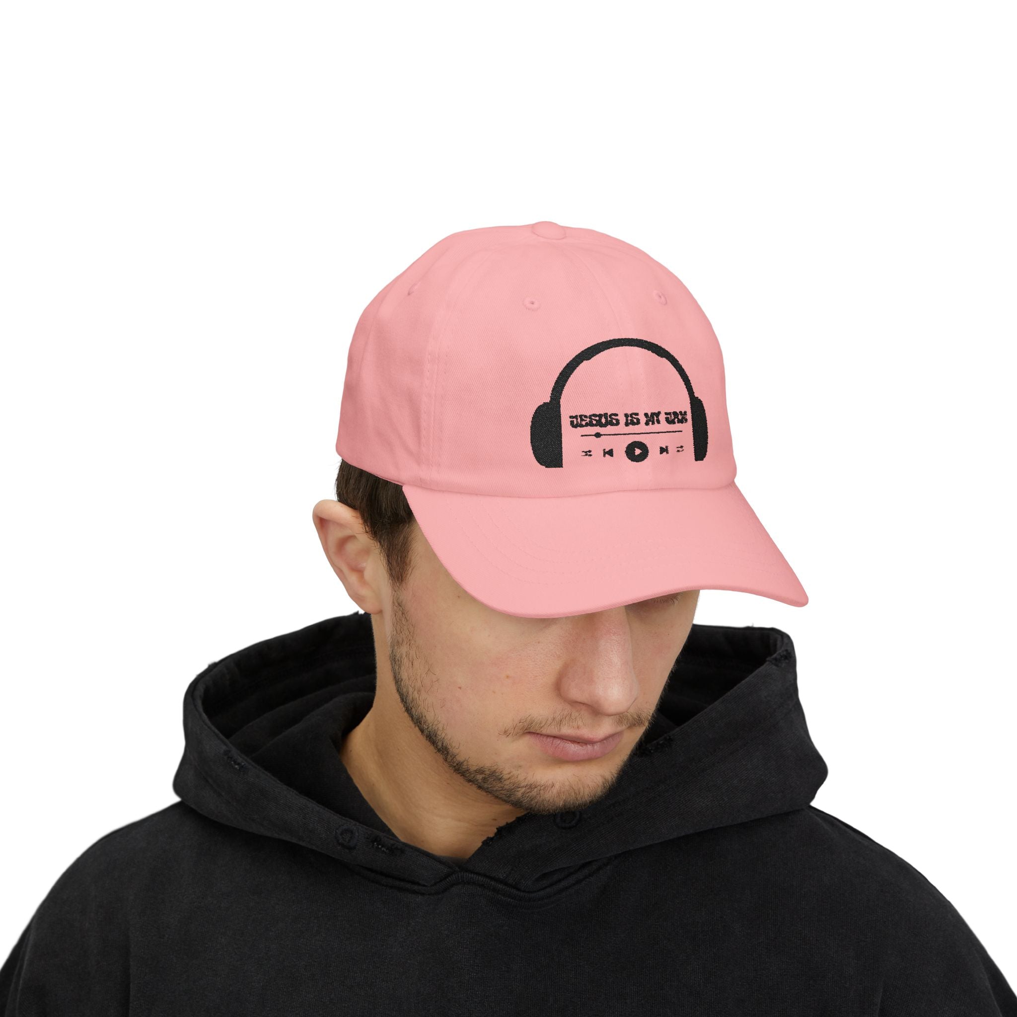 Jesus is My Jam Classic Dad Cap - Casual Cap for Music Lovers, Trendy White Hat for Everyday Wear, Father's Day Gift, Summer [...]