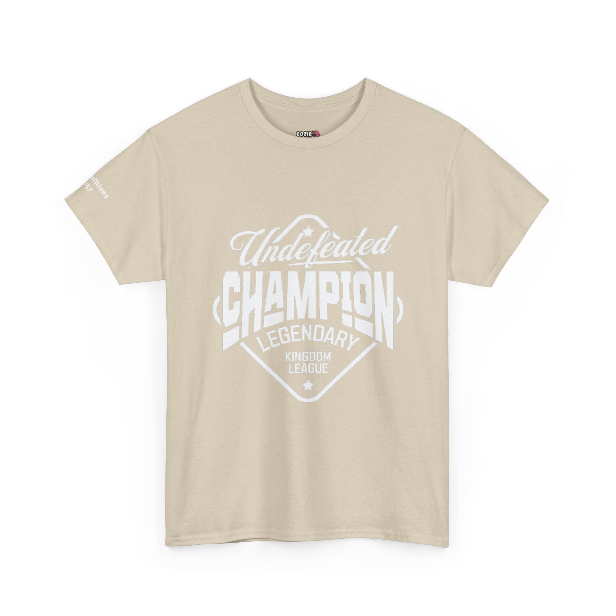 Undefeated Champion Unisex Heavy Cotton- Casual Streetwear, Gift Idea for Sports Lovers, Everyday Wear, Trendy Fashion
