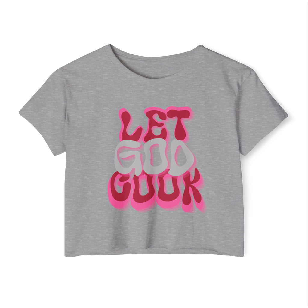 'Let God Cook' Women's Crop Top