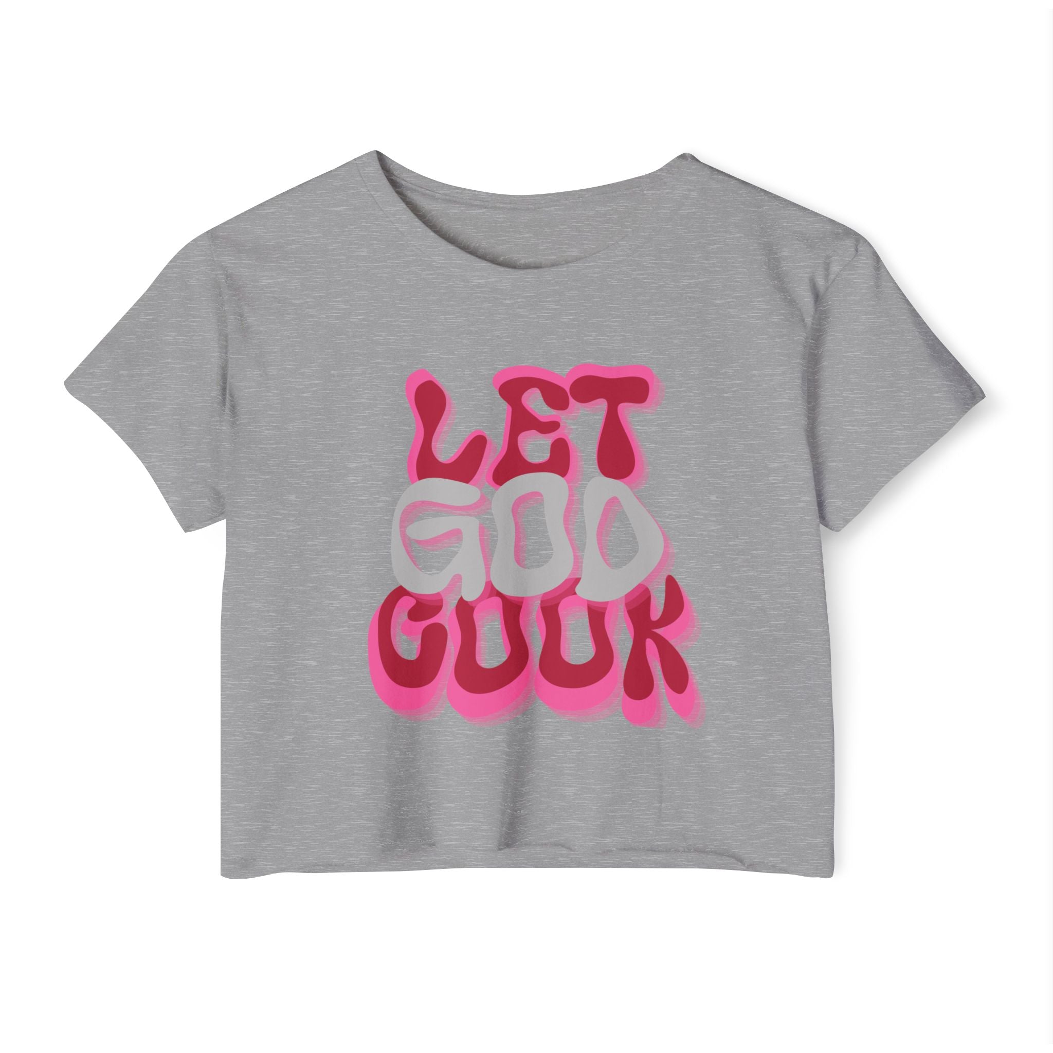 'Let God Cook' Women's Crop Top