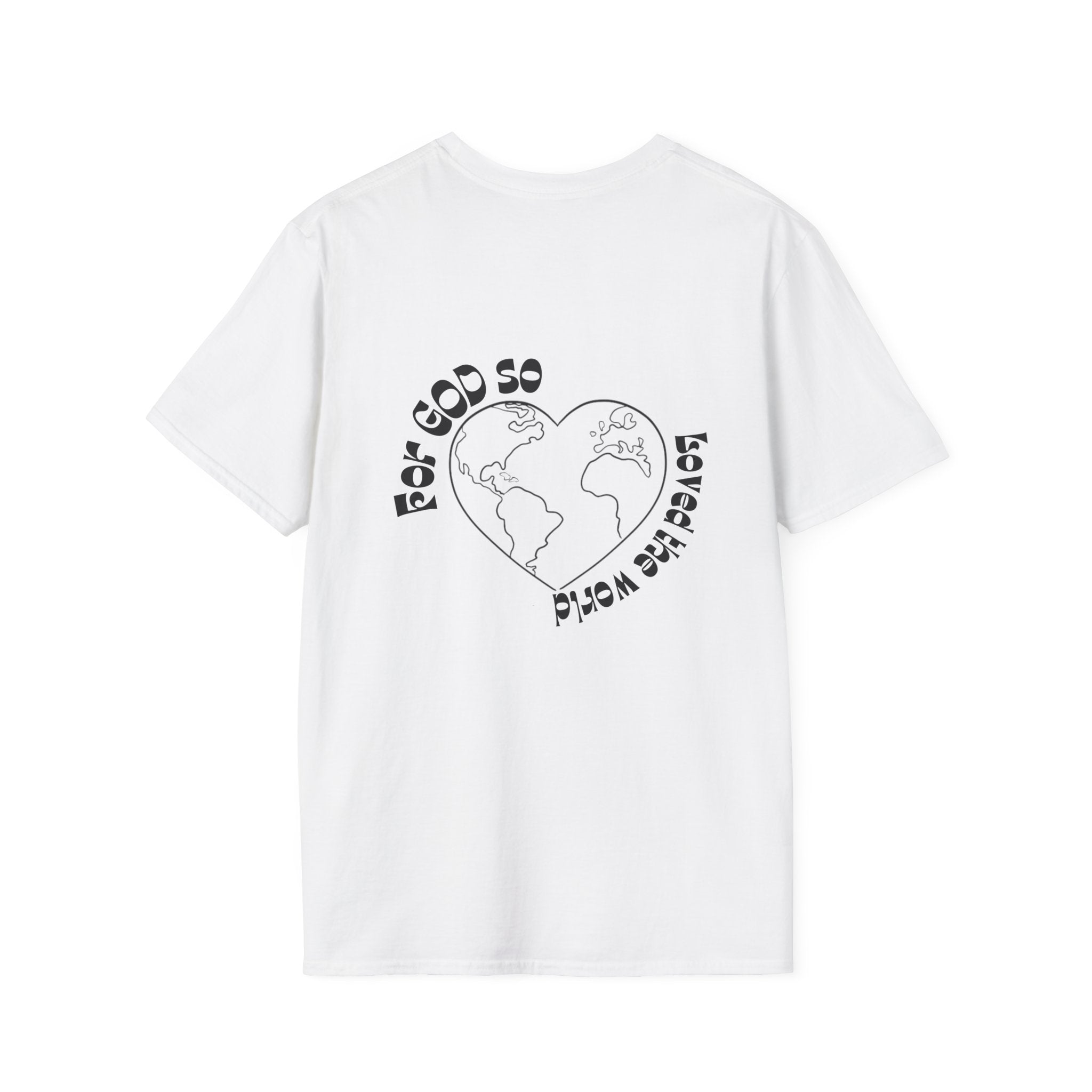John 3:16 Unisex Softstyle T-Shirt - Inspirational Spiritual Shirt, Gift for Believers, Casual Wear, Faith-based Apparel