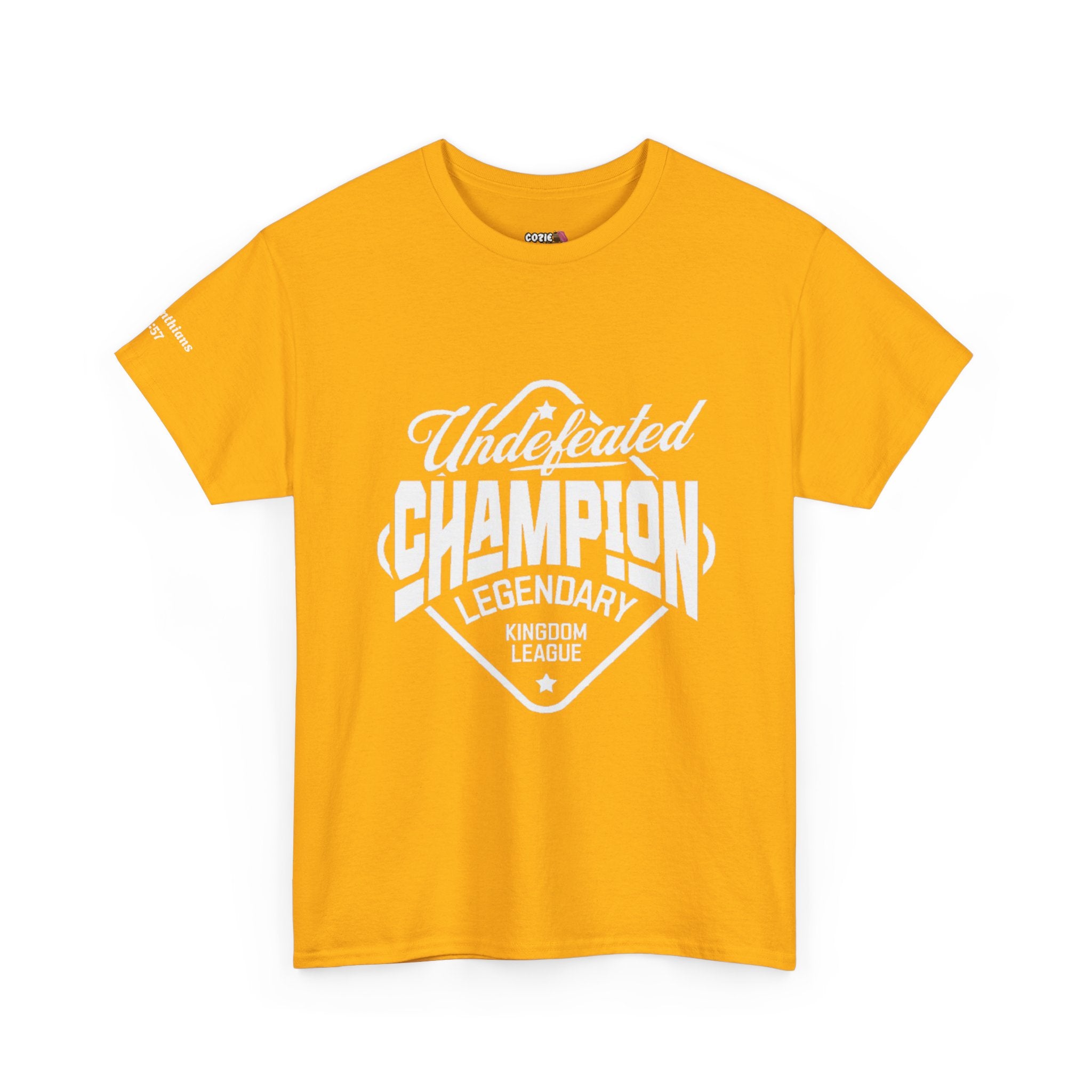 Undefeated Champion Unisex Heavy Cotton- Casual Streetwear, Gift Idea for Sports Lovers, Everyday Wear, Trendy Fashion