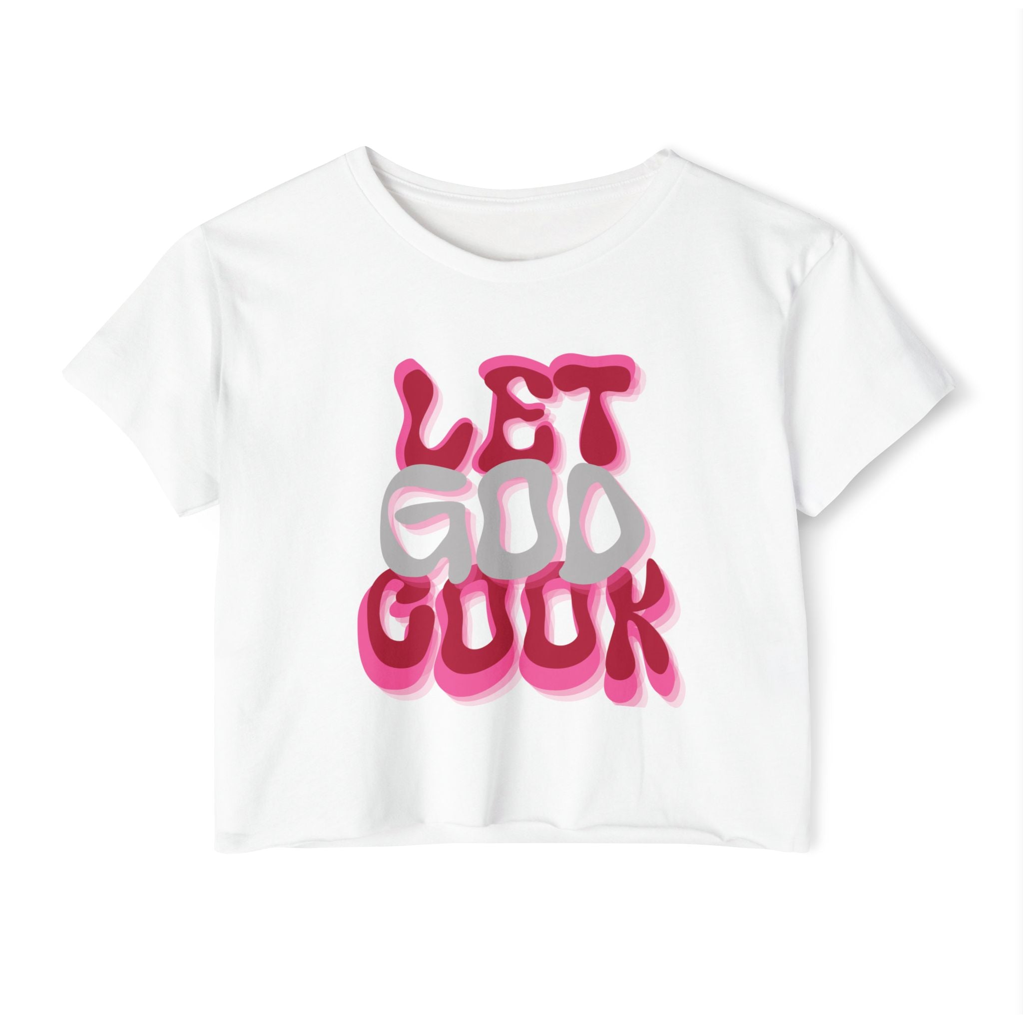 'Let God Cook' Women's Crop Top