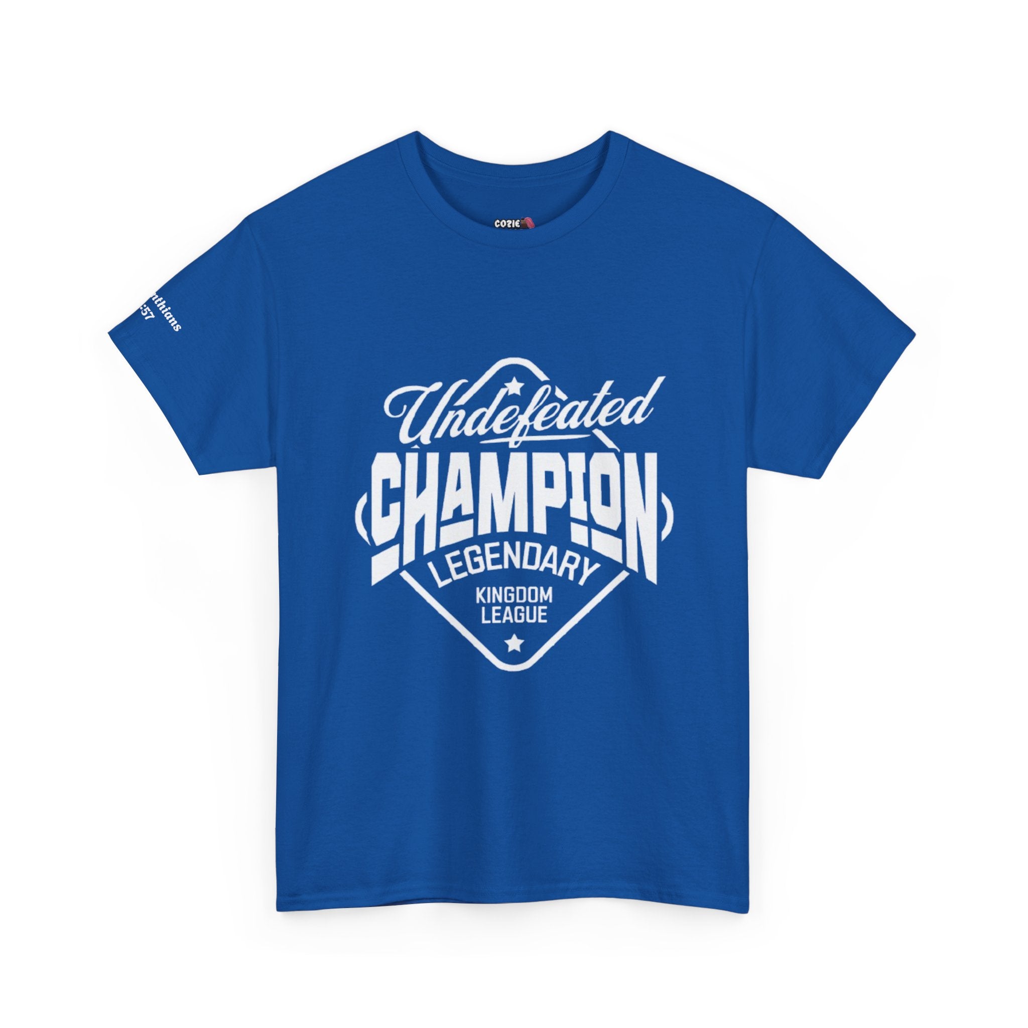 Undefeated Champion Unisex Heavy Cotton- Casual Streetwear, Gift Idea for Sports Lovers, Everyday Wear, Trendy Fashion