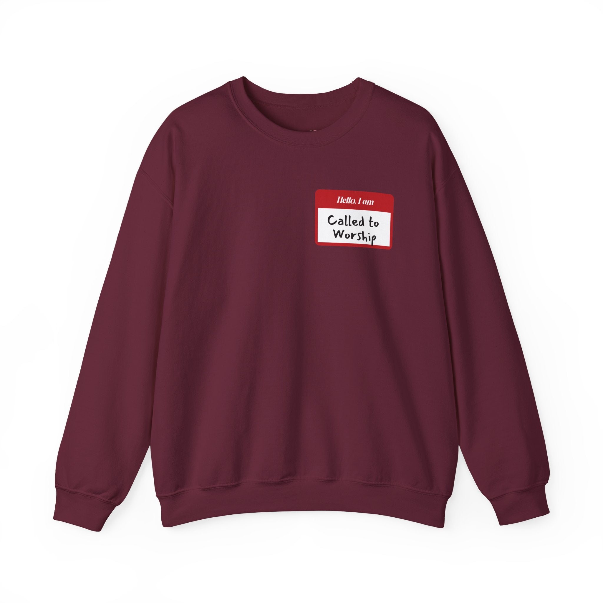 Called to Worship Crewneck Sweatshirt - Comfortable Unisex Apparel, Perfect for Worship, Gifts, Bible Study, Everyday Wear