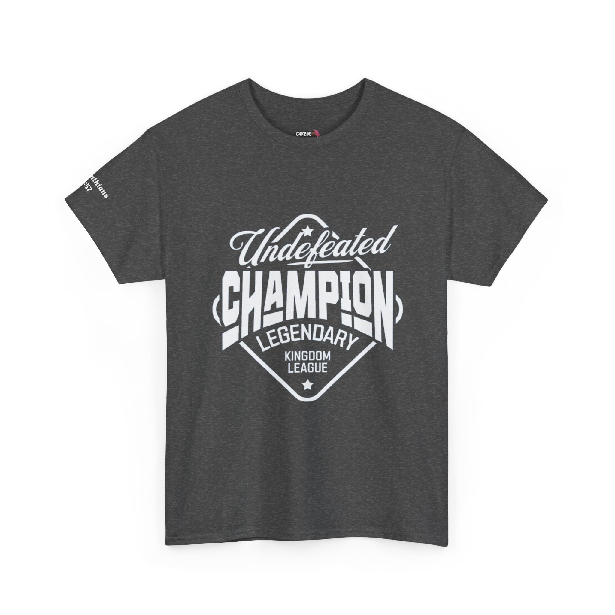 Undefeated Champion Unisex Heavy Cotton- Casual Streetwear, Gift Idea for Sports Lovers, Everyday Wear, Trendy Fashion